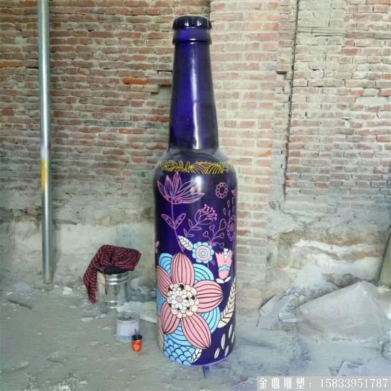 ktv酒瓶雕塑 質美價廉玻璃鋼藝術品 (6)