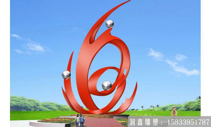 校園不銹鋼雕塑設(shè)計(jì)，景觀雕塑定制